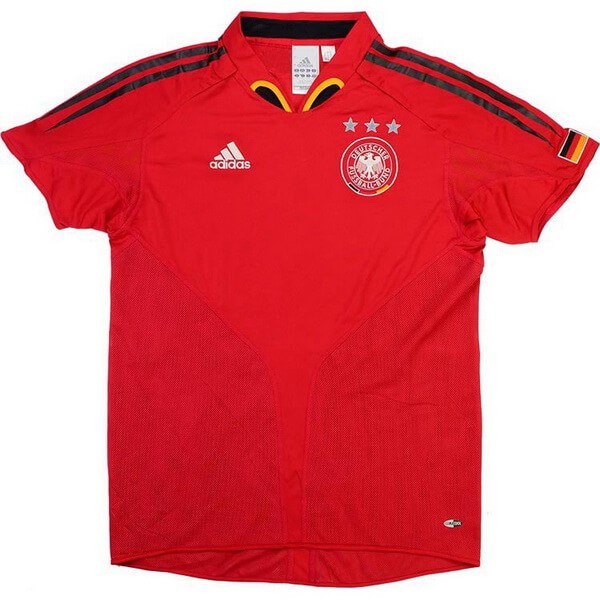 Tailandia Camiseta Alemania Replica Segunda Ropa Retro 2004 2006 Rojo